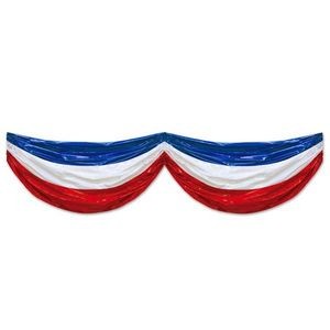 Fourth of July Bunting - Plastic, 3' x 15' (Case of 6)