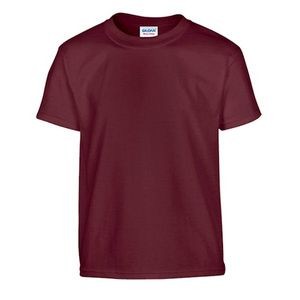 Maroon Gildan First Quality Dryblend Youth T-shirt - Large (Case of 12