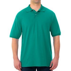 Jerzees Irregular Polo Shirts - Jade Dome, XL (Case of 12)