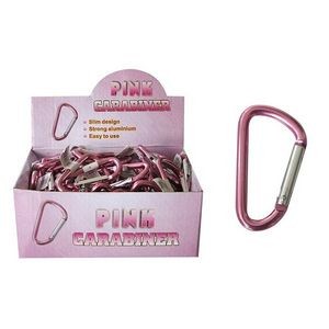 Pink Carabiner Keychain (Case of 720)