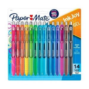 InkJoy Gel Pens - 21 Colors, 0.7 mm, 14 Pack (Case of 12)