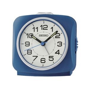 Seiko QHE194L Desk Alarm Clock - Blue