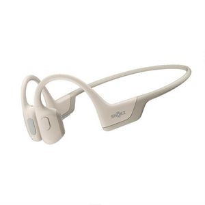 Shokz OpenRun Pro Beige Bluetooth Headset Noise Cancelling Mic Premium Bone Conduction - MS51621