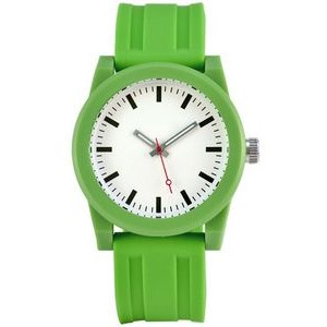 Matsuda Reflex Watch - White on Green