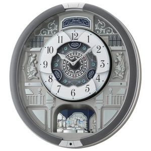 Seiko QXM366S Melodies in Motion Clock - Silver