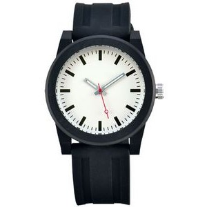 Matsuda Reflex Watch - White on Black