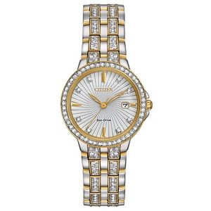 Citizen Watch Silhouette Crystal Ladies - Two Tone