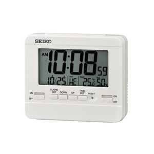 Seiko QHL086W Alarm Clock - White