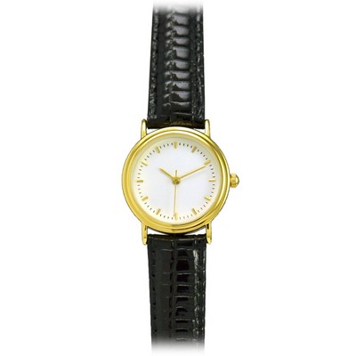 Matsuda Double Rings Women's Watch w, 18K Gold Plated Case
