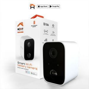 Nexxt Smart Home Outdoor/Indoor Wifi Battery Camera