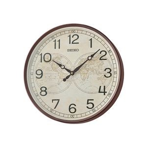 Seiko QXA803B Wall Clock - Brown