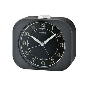 Seiko QHE195J Bedside Desk Alarm Clock - Black