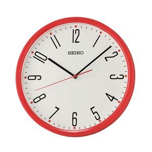 Seiko QHA011R Decorator Clock - Red