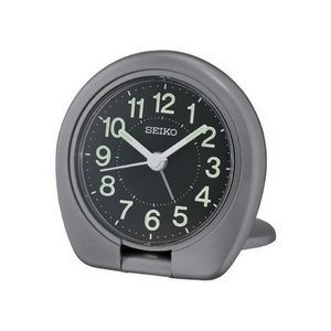 Seiko QHT018T Travel Alarm Clock - Grey