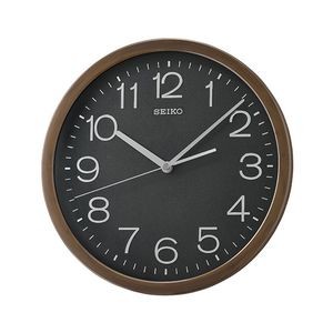 Seiko QXA808A Wall Clock - Brown & Black