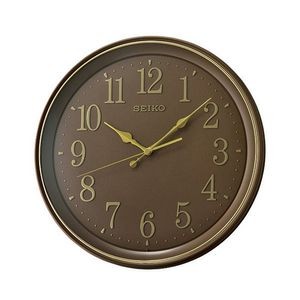 Seiko QXA798B Classic Wall Clock - Brown