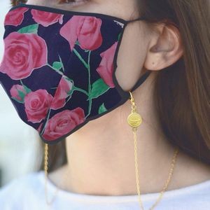 Mask Necklace with Charm