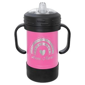 10 Oz. Pink Vacuum Insulated Sippy Tumbler