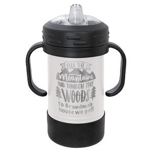10 Oz. White Vacuum Insulated Sippy Tumbler