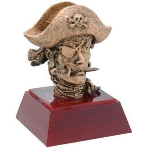 Pirate/Buccaneer Resin Award - 4" Tall