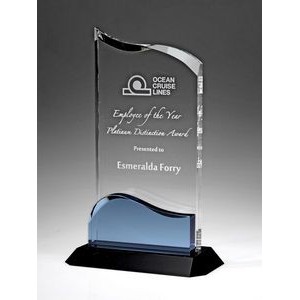 Luminous Wave Crystal Award, 8 1/2
