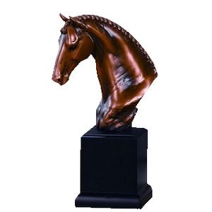 Horse Bust, 9"h x 4.5"w
