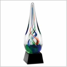 Exploration Art Glass Award 8 1/4