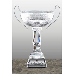 Loving Cup Crystal Award, 15"H
