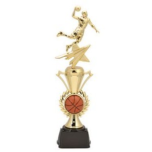 Radiance Basketball Trophy, Male, 14" Tall