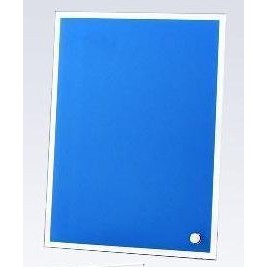 Glass Plaque with Blue Center 5 " x 7 "