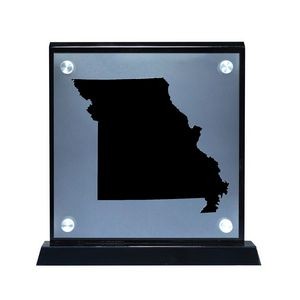 Floating Missouri Map Shape Award