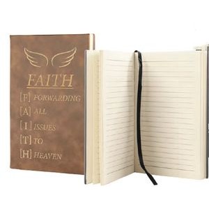 Rustic Faux Leather Journal, 5 1/4" x 8 1/4"