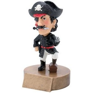 Pirate/Buccaneer Resin Award - 6" Tall