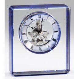 Crystal Clock 5"W X 5 3/4"H