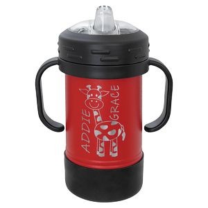 10 Oz. Red Vacuum Insulated Sippy Tumbler