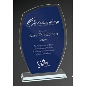 Azure Sail Glass Award, 9 3/4"
