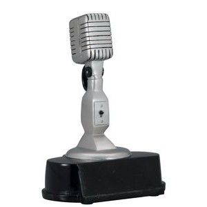 Vintage Microphone Award - 5"H