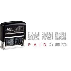 Self-inking Date Stamp