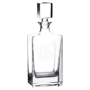 Rectangle Glass Decanter with Gift Box, 810 ml