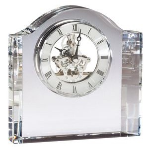 Crystal Clock 6"W X 6"H
