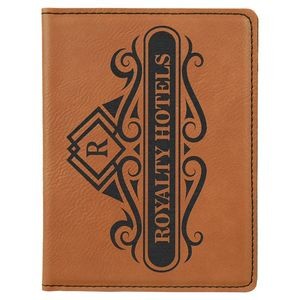 Passport Holder, Rawhide Faux Leather