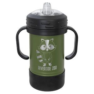 10 Oz. Olive Green Vacuum Insulated Sippy Tumbler