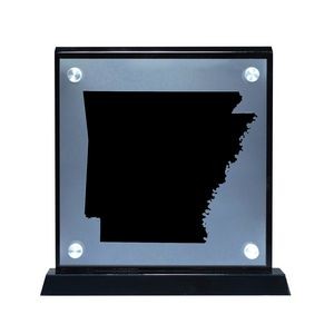 Floating Arkansas Map Shape Award