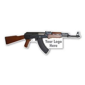 AK-47 Gun Magnet - 9.39" x 3" - 30 mil - Outdoor Safe