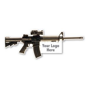 AR-15 Gun Magnet - 9.5" x 3.56" - 30 mil - Outdoor Safe