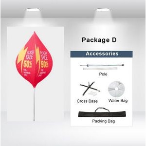 Spinning Dart Banner Flag - Premium Material - Package D