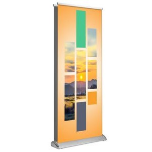 Deluxe Retractable Banner Stand - 2 Sided - 24 Hr Service