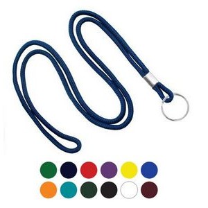 Round 1/8" (3 mm) Lanyard with Split Ring (Blank Product)