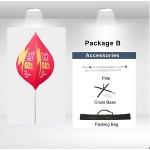 Spinning Dart Banner Flag - Standard Material - Package B