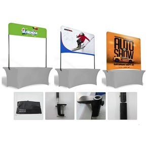 Table Top Display Banner - 6 ft or 8 ft and 3 height options